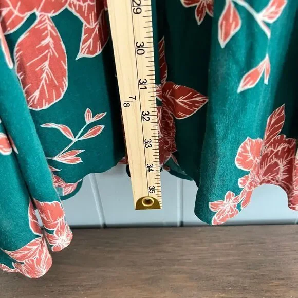 MaEve Anthropologie Floral Print Esther‎ Tiered Long Sleeve Tunic Dress - Size M - Picture 9 of 10